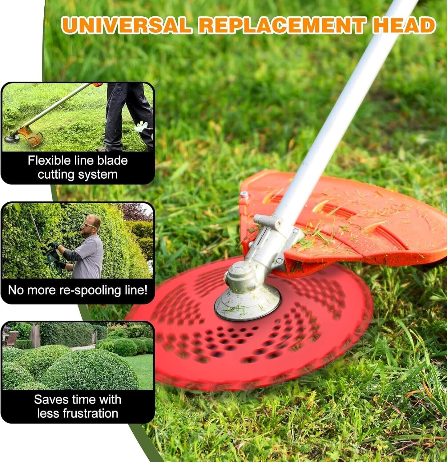 2 Pack 9″ Carbide Tip Circular Saw Brush Cutter Trimmer Weed Eater Blade