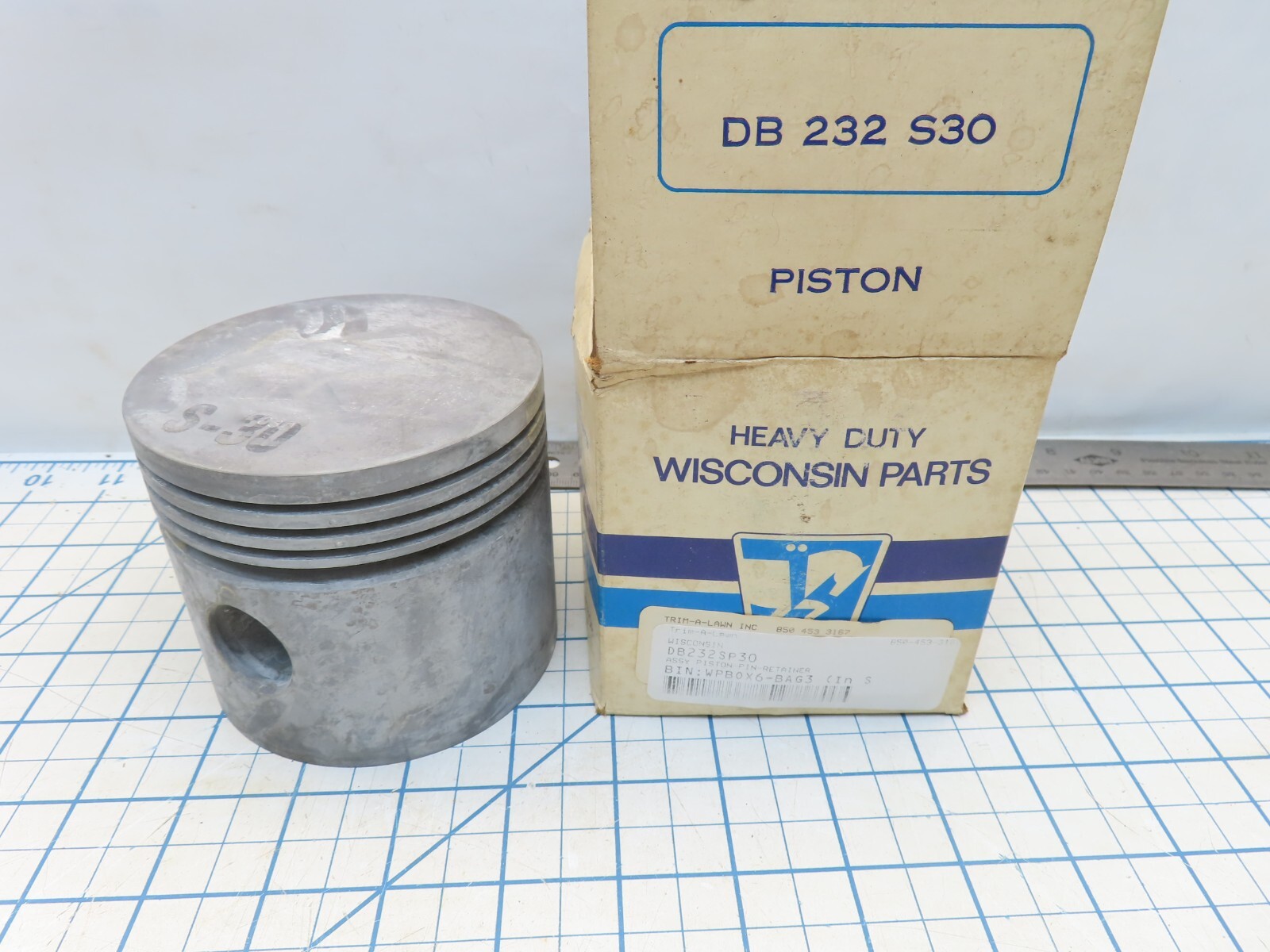 Wisconsin DB-232 S30 DB232 S30 Piston Only