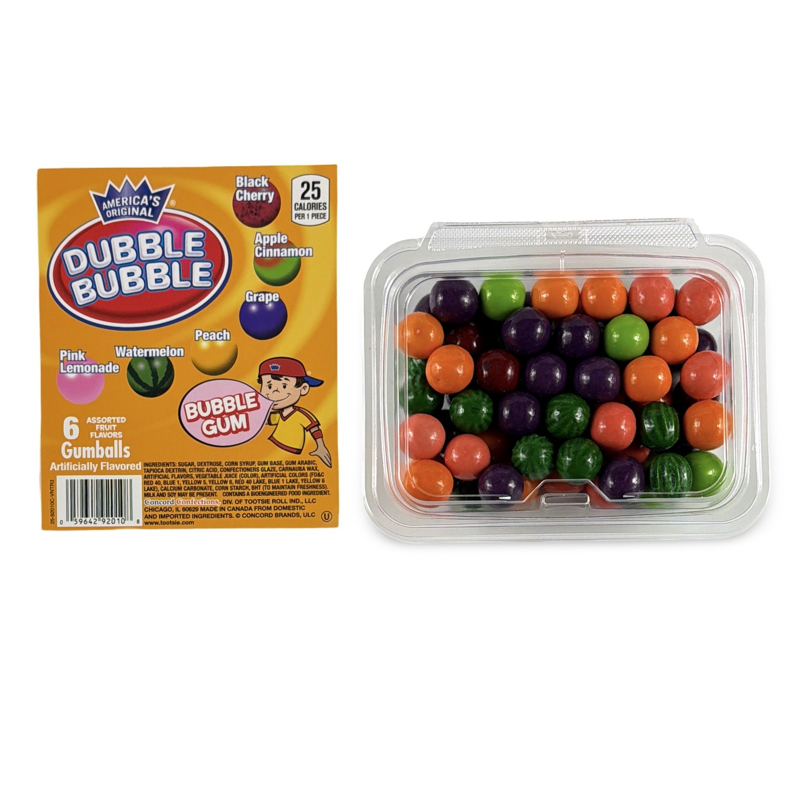 Dubble Bubble Gumball Tub – Classic & Filled Bubble Gum | Choose from 25+ Flavor