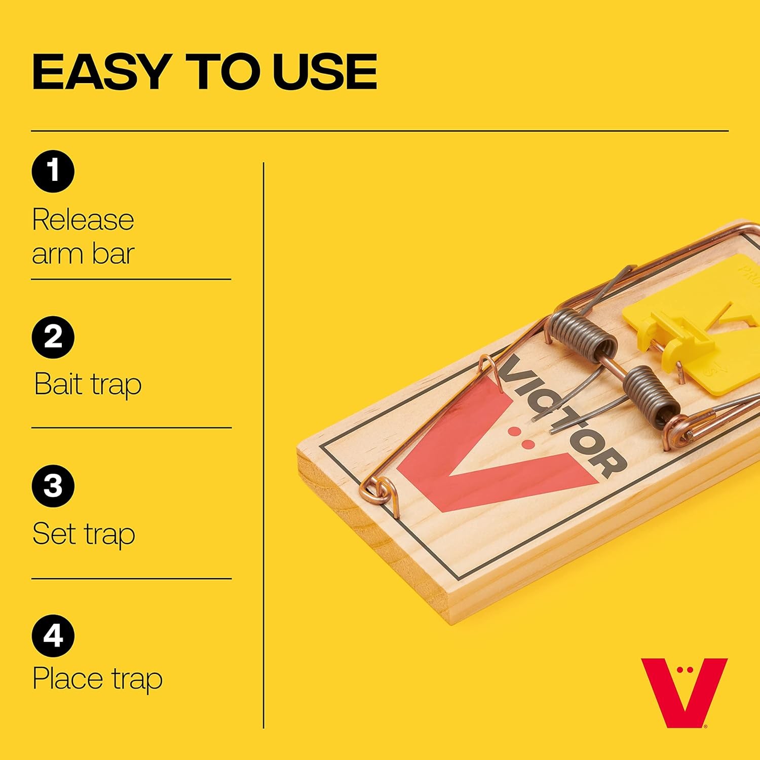 Victor M205 Easy Set Plastic Pedal Snap Trap (Open Box)