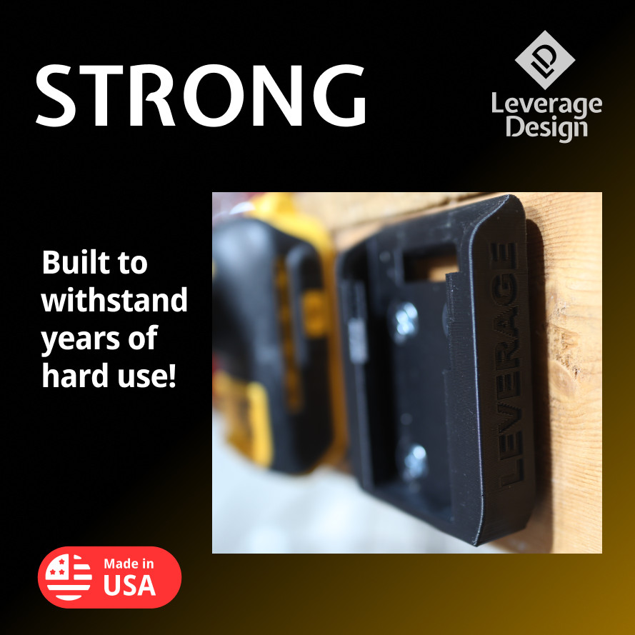 6 / 6 Combo Pack DeWALT 20V 60V Tool & Battery Mounts/Hangers/Holder – BEST FIT!