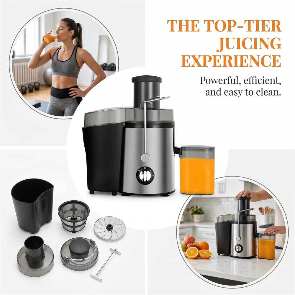 800W Electric Juicer Fruit Vegetable Blender Juice Extractor Machine 2 Speeds