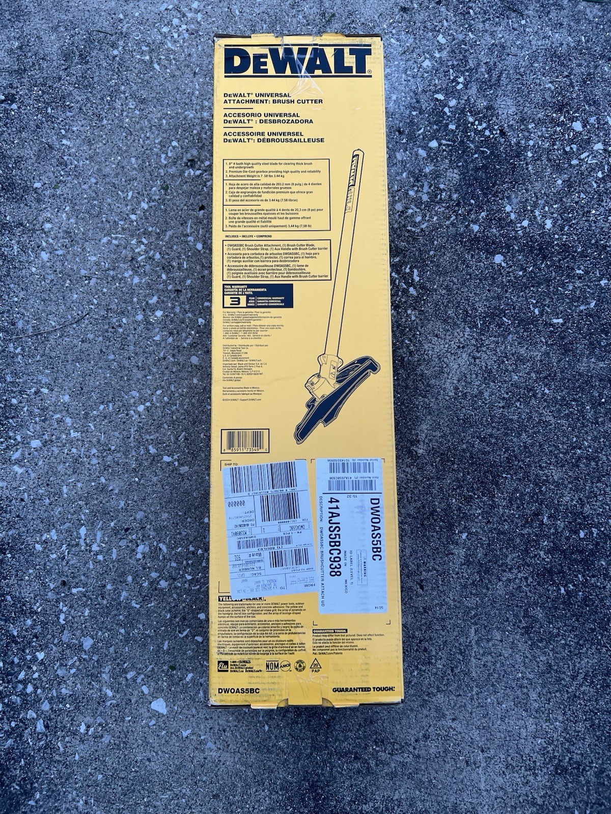 DEWALT Brush Cutter Attachment for String Trimmer