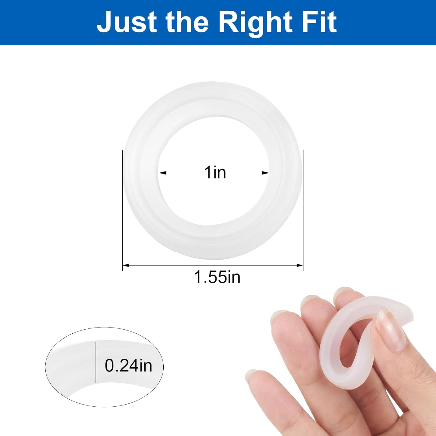 Replacement Silicone Gaskets Compatible with THERMOS Stainless King Vacuum-Insul