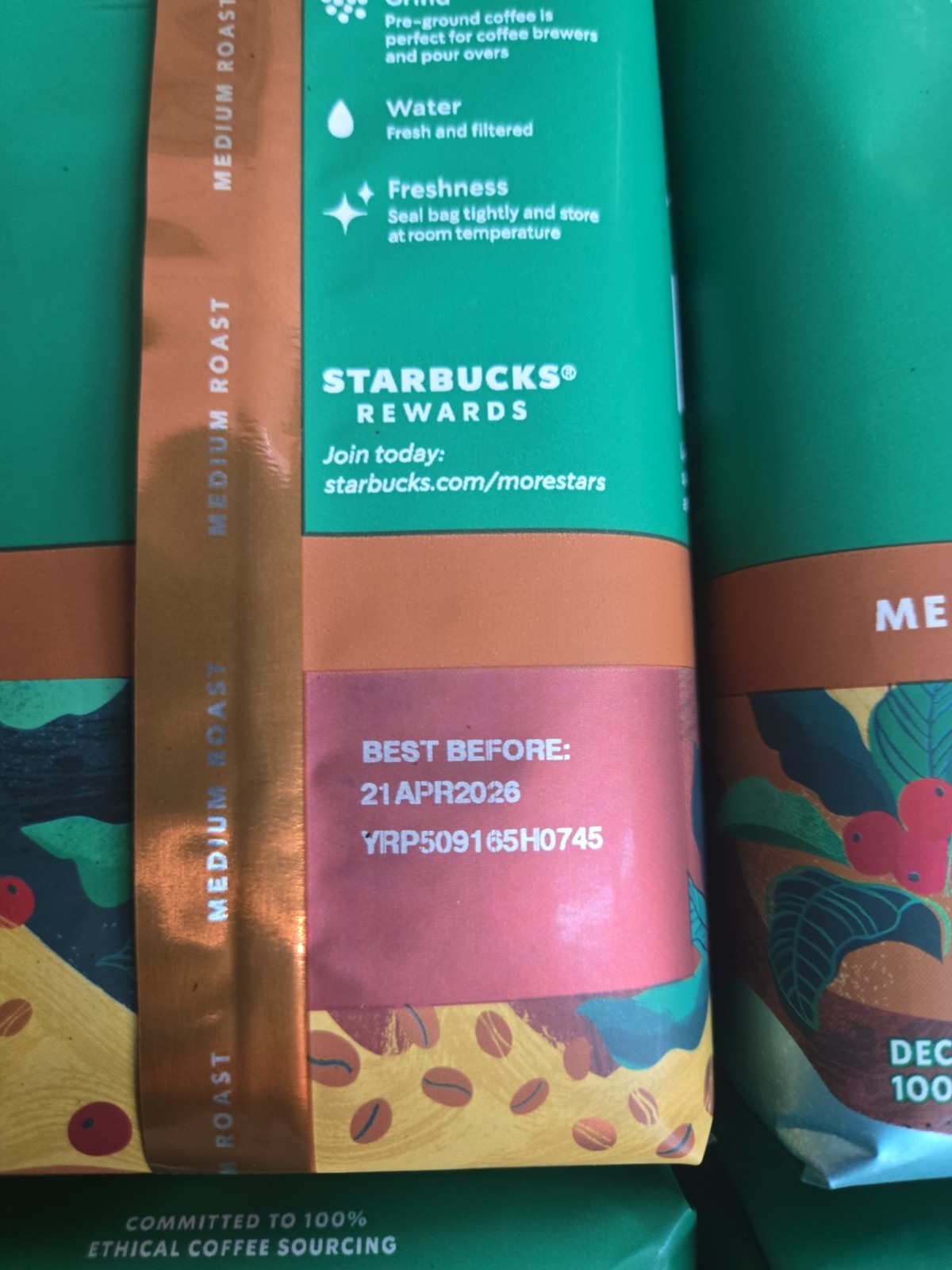 Starbucks Decaf Ground Coffee House Blend – 12 oz. Old Stock