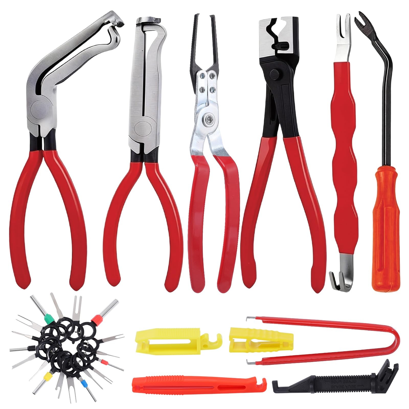 12 Pcs Electrical Disconnect Pliers Set for Automotive Connector Removal