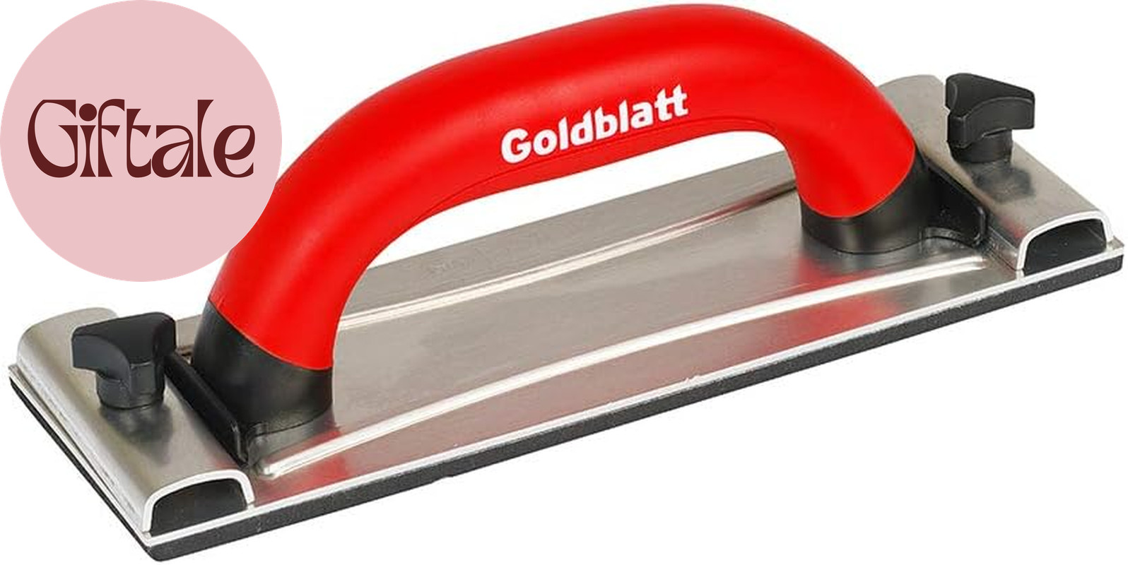 Drywall Sanding Block, Hand Sander with Handle, Sandpaper Holder Tool for Wood,