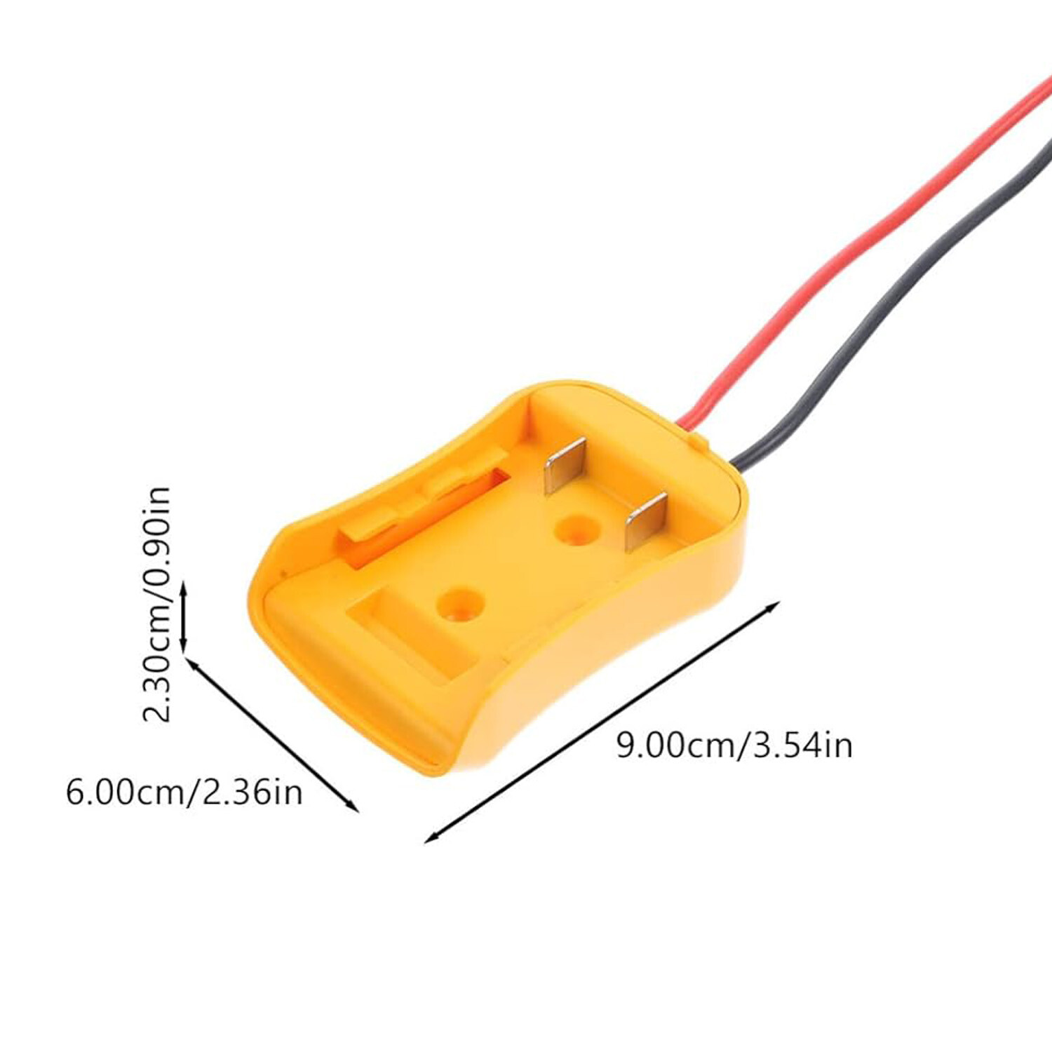 Power Connector DIY Battery Adapter Holder Dock For DeWalt 18V/20V Max Battery