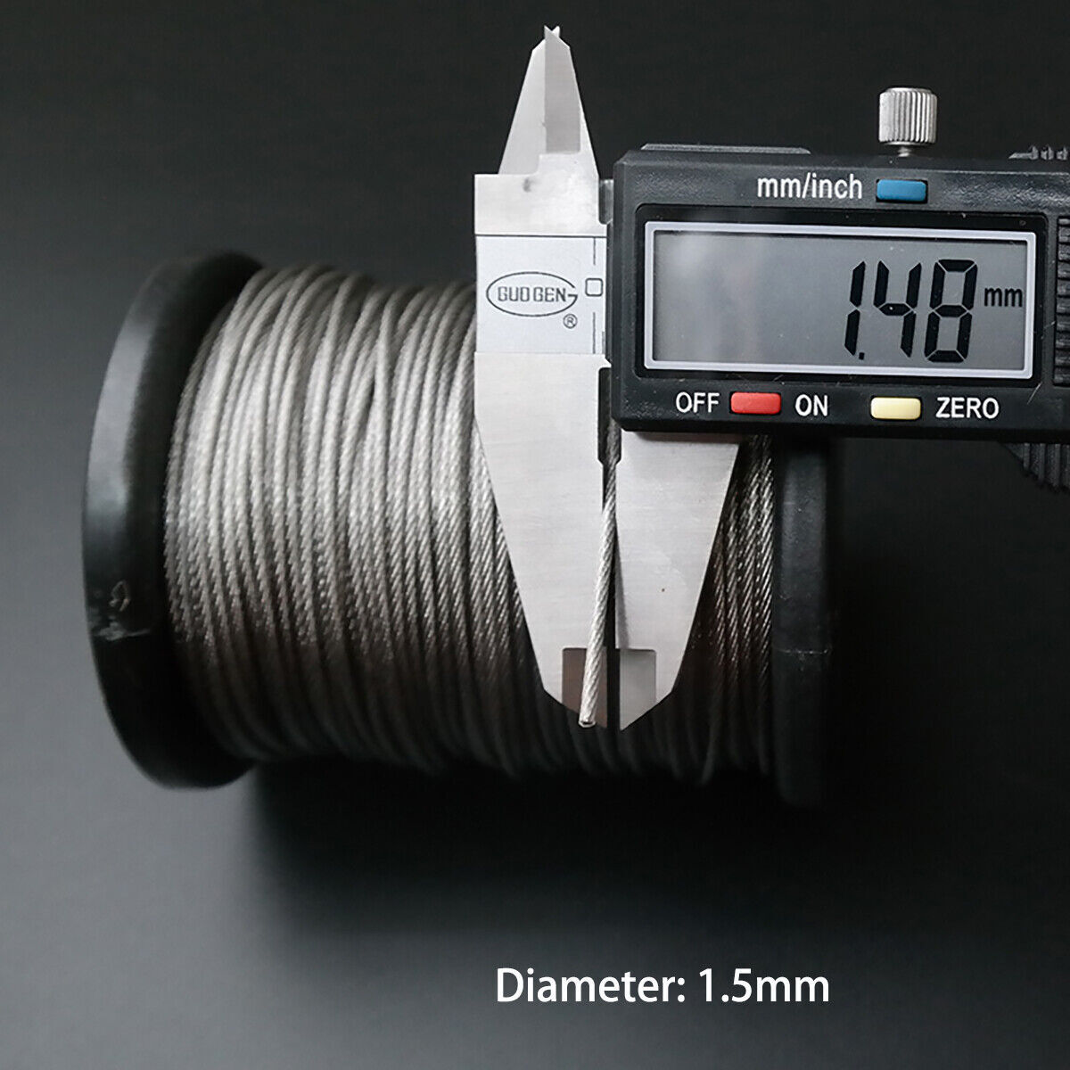 Clear Coated Steel Wire Rope Cable 0.38 mm To 12 mm PVC Plastic Coated Rigging
