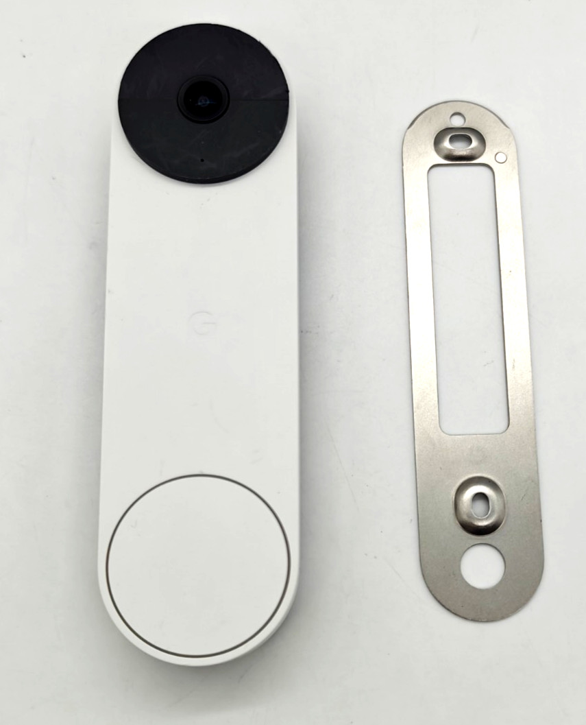 Google Nest Doorbell (Battery) – Snow – Unit & Mount ONLY – Read Description
