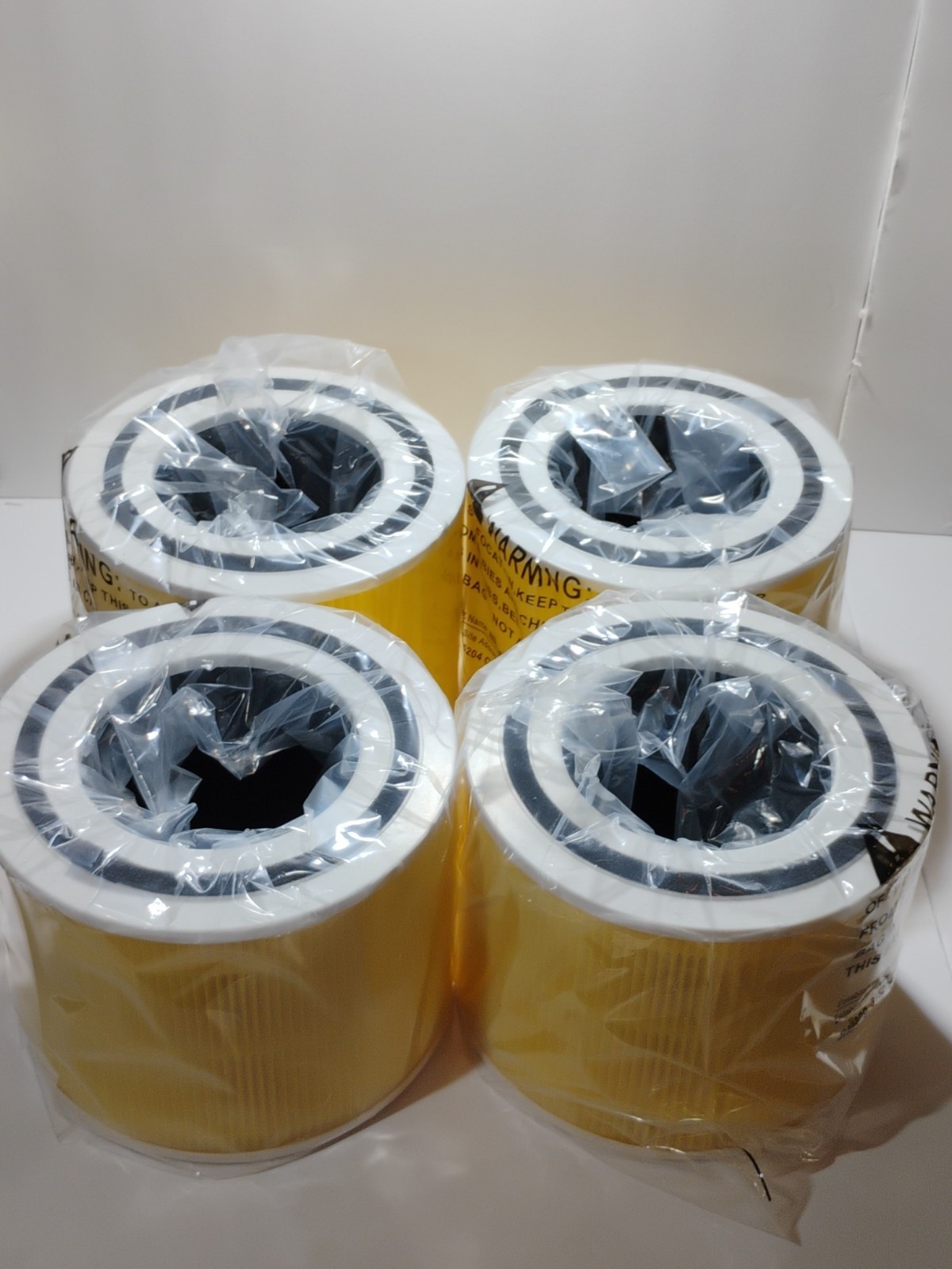 4PK Yellow Core 300 Pet Care Replacement Filter for LEVOIT Core 300 300-P 300S