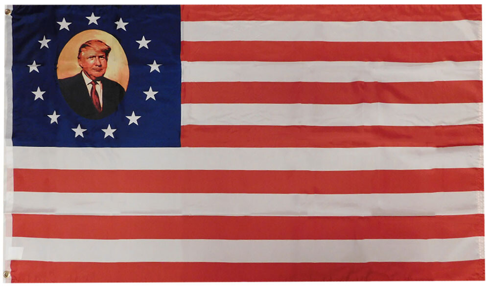 3X5 KING TRUMP 2028 250 YEARS BETSY ROSS FLAG BANNER W/ GROMMETS