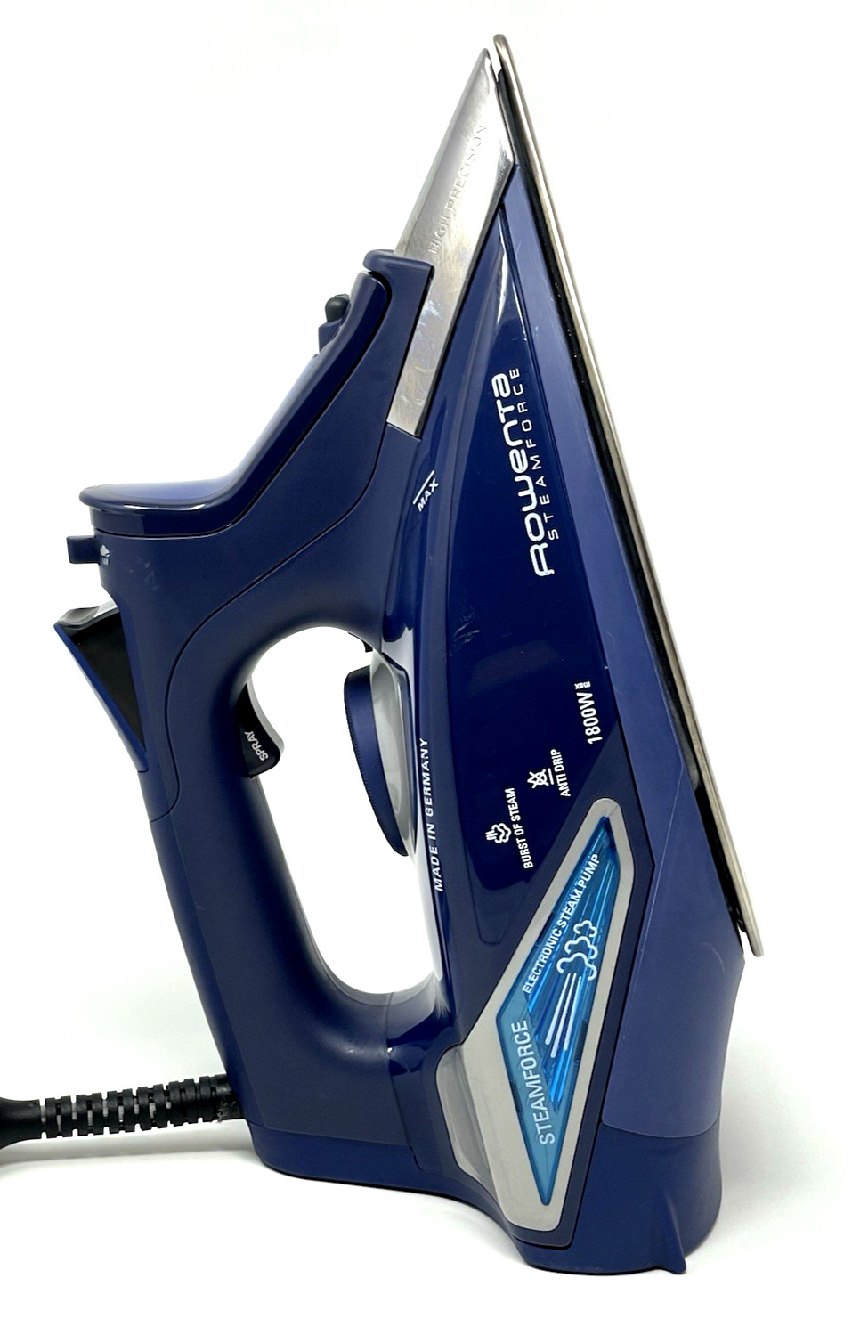 Rowenta DW9280 SteamForce Clothes Iron 1800W Stainless Soleplate Germany – Nice!