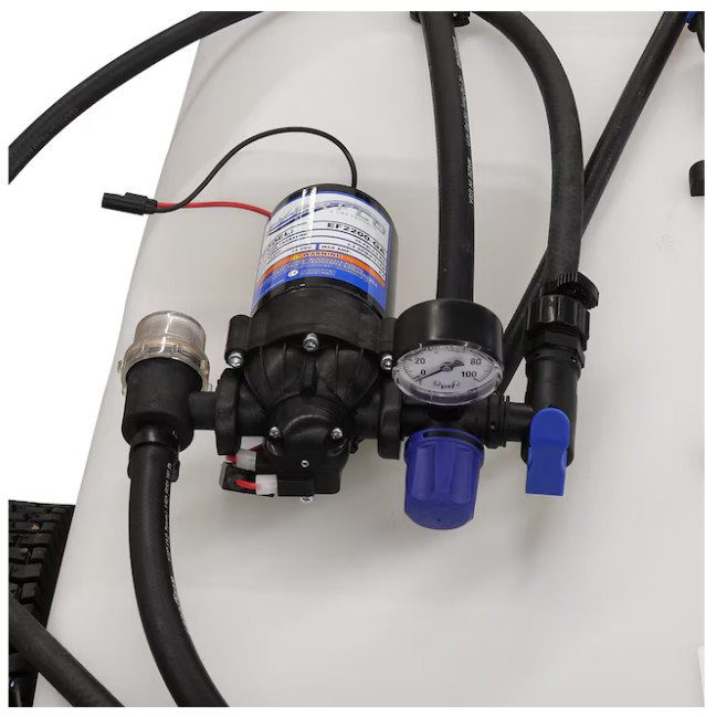 Master MFG 24 Gallon Deluxe Pull-Behind Broadcast Sprayer – 2.2GPM w 7 ft. Swath