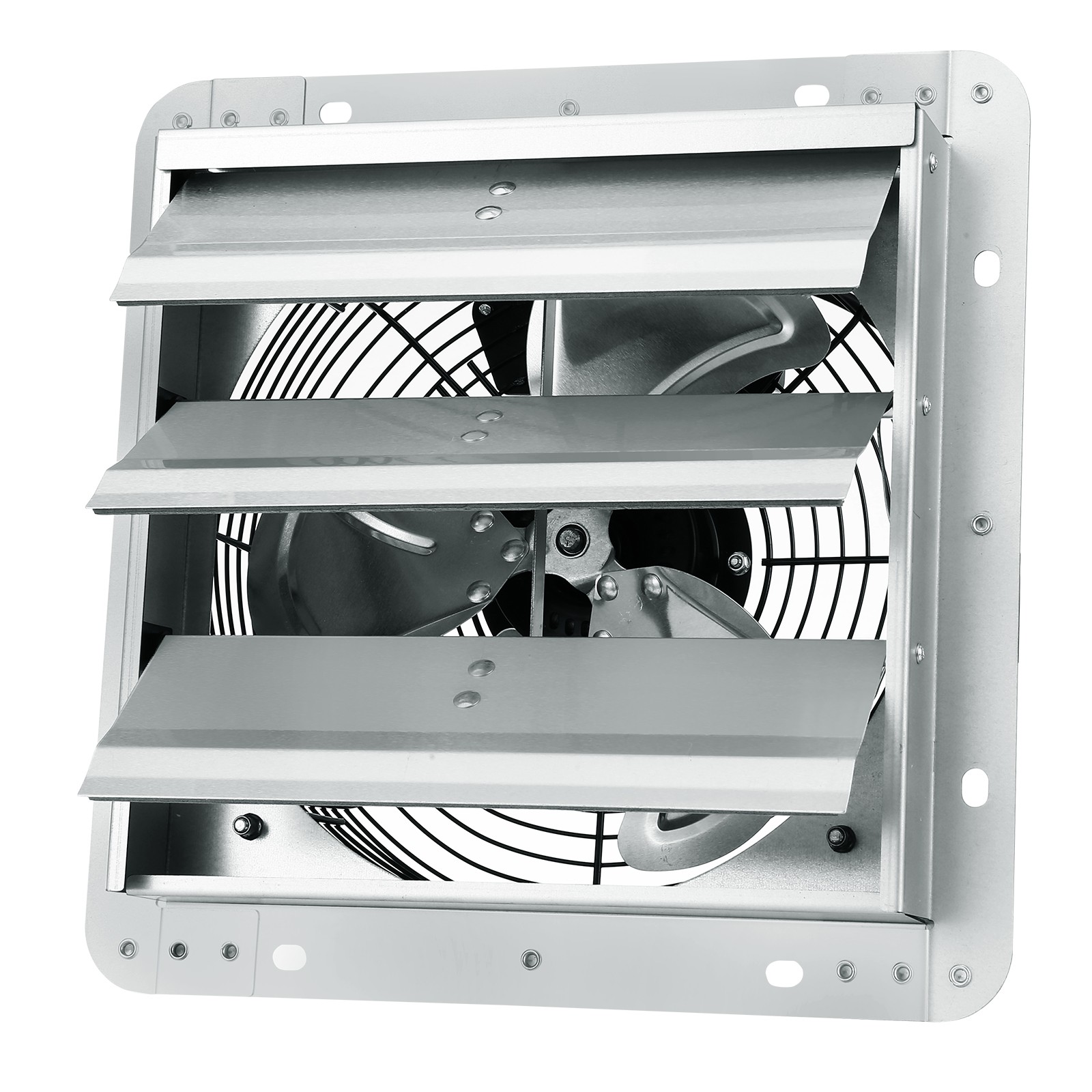 VEVOR Shutter Exhaust Fan Shop Exhaust Fan 10” Wall Mounted Aluminum 820 CFM