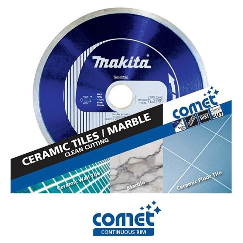 Makita Comet Continious Rim Diamond Blade, 80 mm Diameter