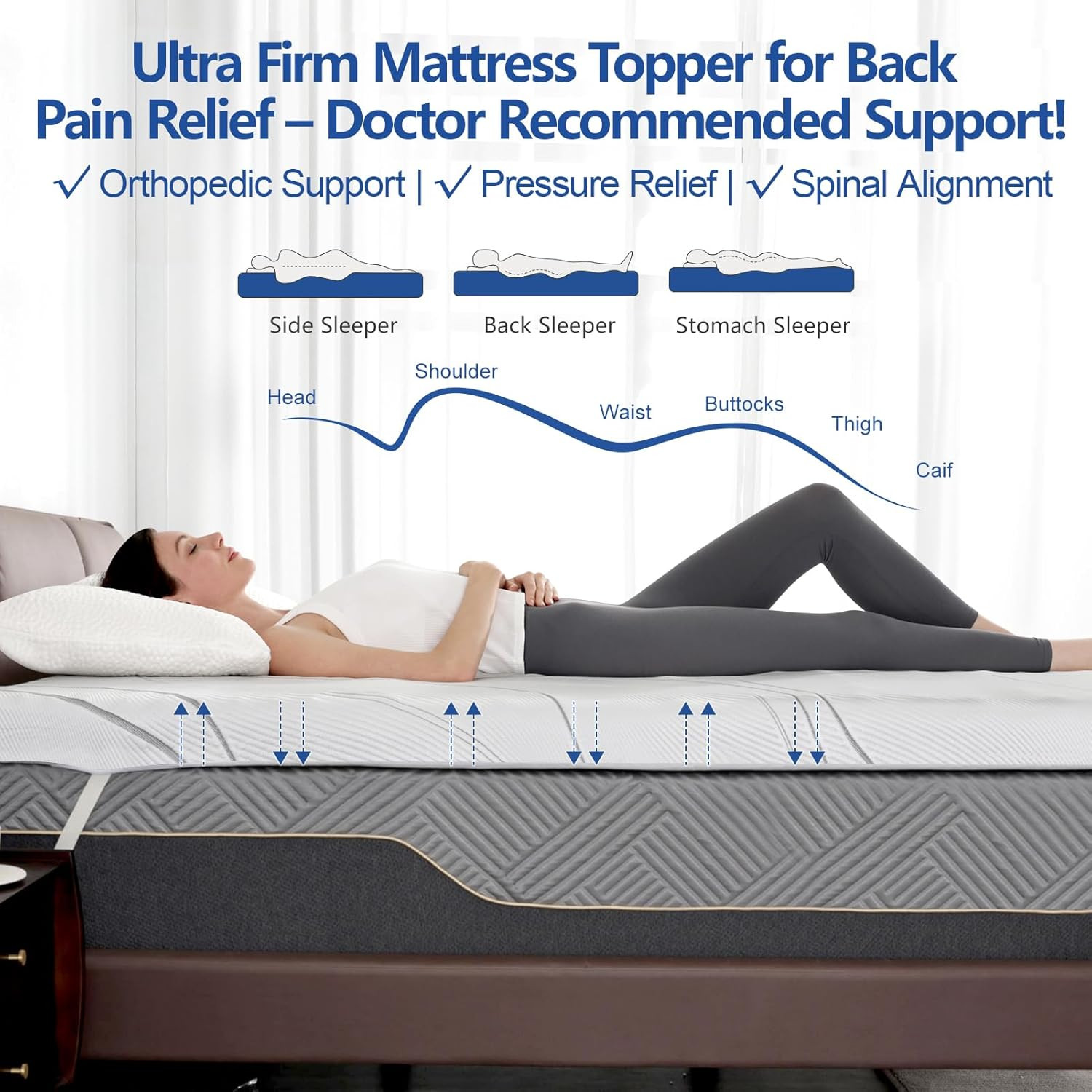 Ultimate Extra Firm Full Size Mattress Topper for Maximum Comfort