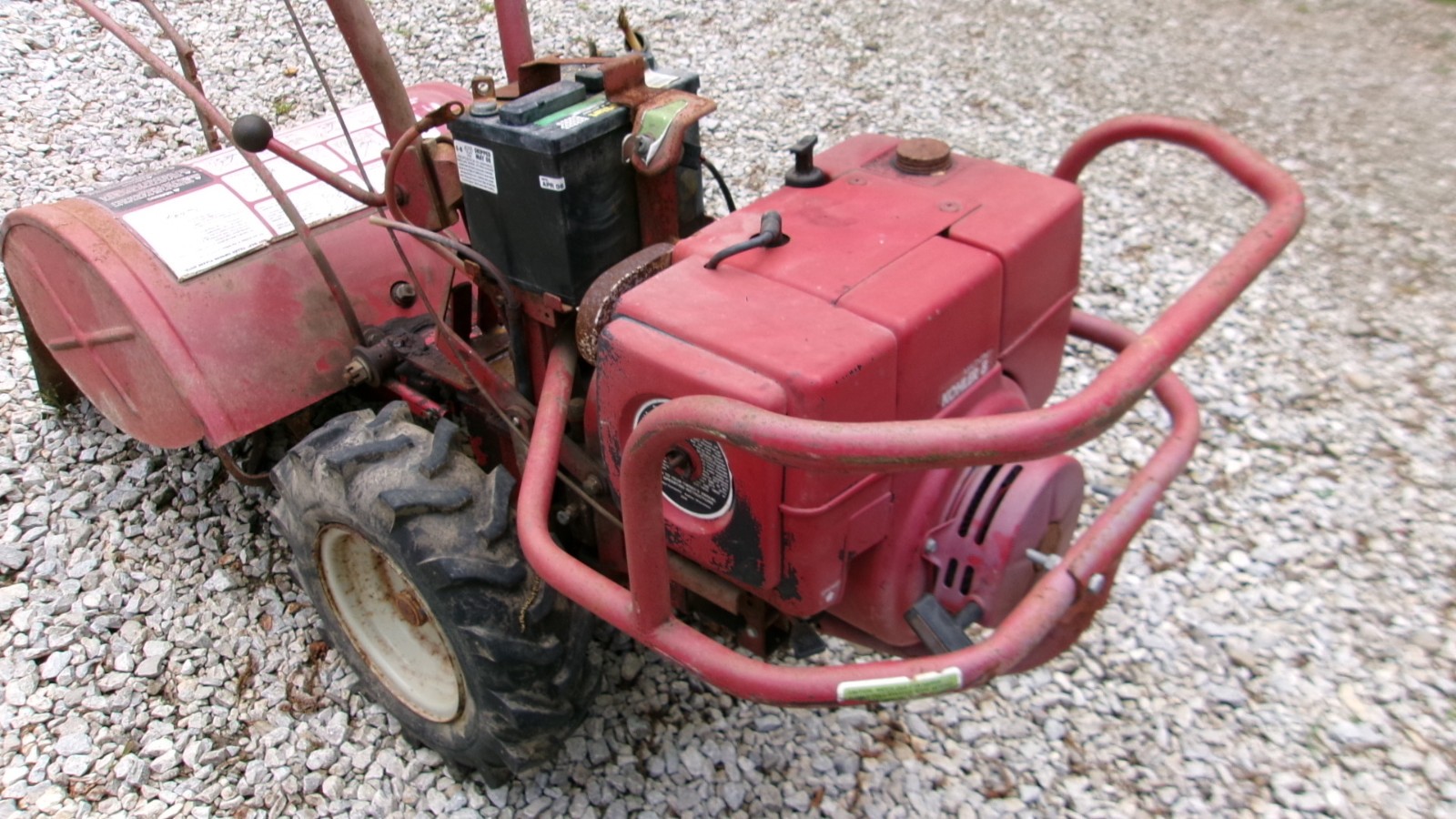 TROY BILT HORSE ROTOTILLER KOHLER MAGNUM 8 RE COIL STARTER