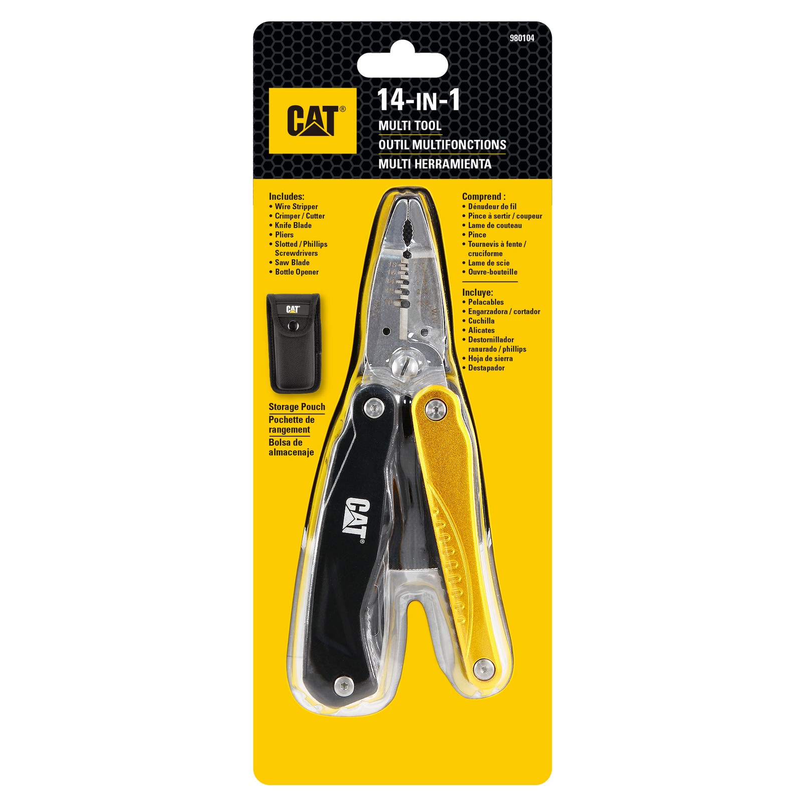 Cat 14-in-1 Multi-Tool with Sheath – 980104