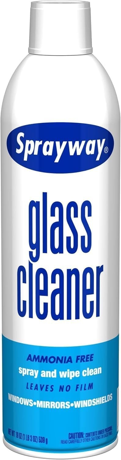Sprayway Glass Cleaner with Foaming Spray for a Streak-Free 19 oz., Pack of 12