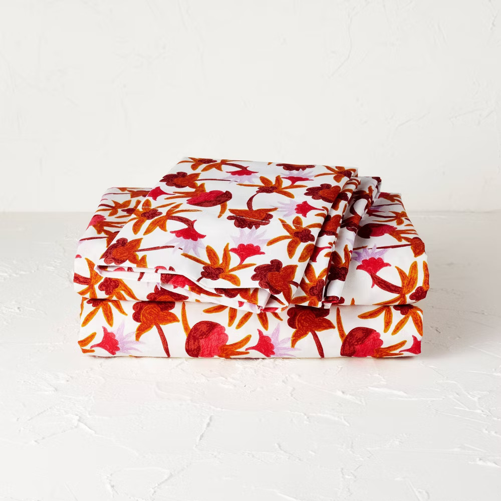 Printed Cotton Percale Sheet Set – Opalhouse designed with Jungalow
