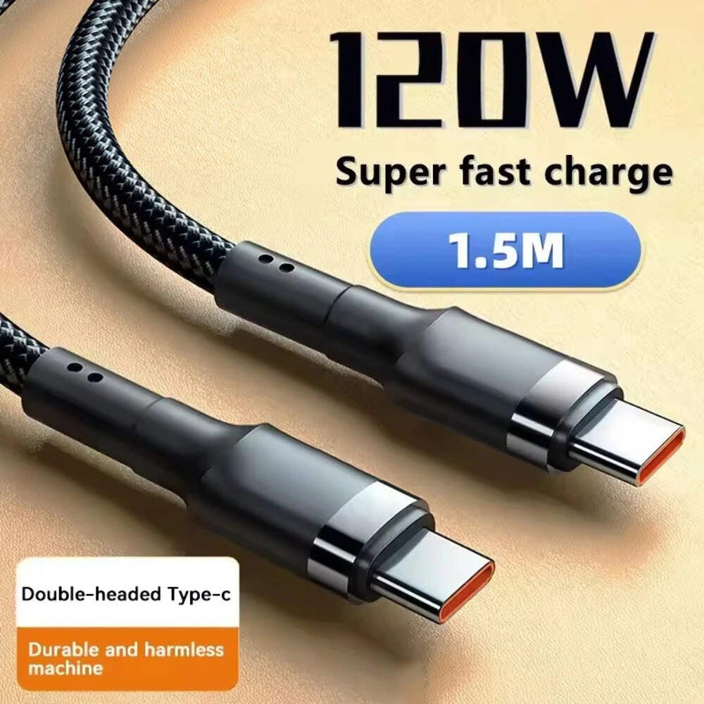 120W Fast Charge Cable PD Quick Charging High Quality USB C TO USB Type C Cable