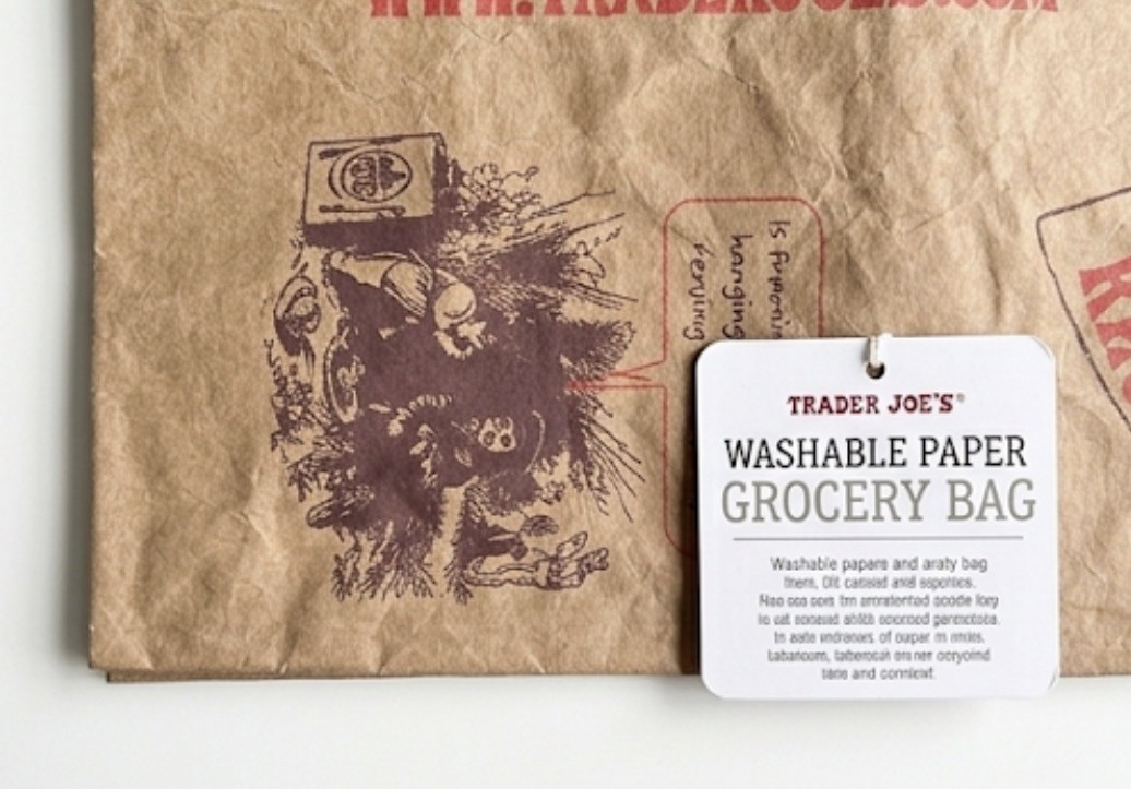 NEW Trader Joe’s Washable Paper Grocery Bag – Brand New with Tags FREE SHIPPING