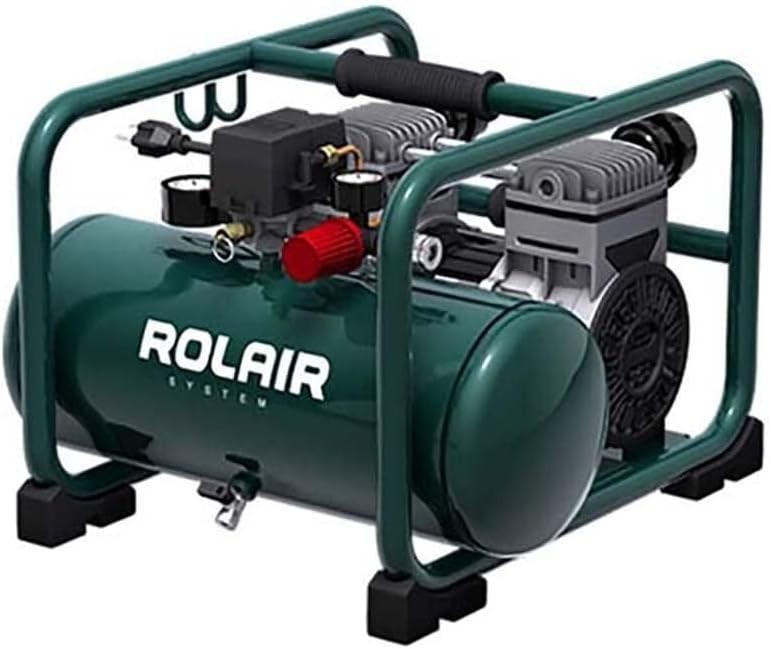Rolair Hand Carry Portable 2HP Air Compressor Rolair JC20 Super Quiet 70dB 115 V