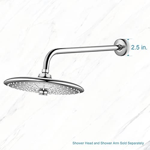 Shower Arm Flange 2.5″ in Outer Diameter Replacement 2.5 in Chrome 2.5 in