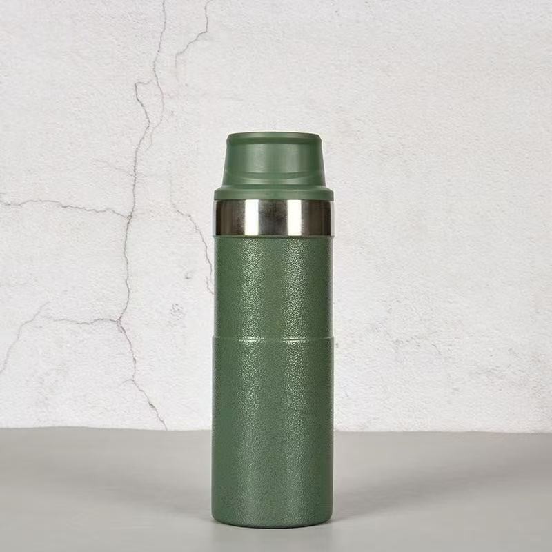 500ml Bpa Free Classic Trigger Action Travel Coffee Mug 16OZ Double Wall Cup In