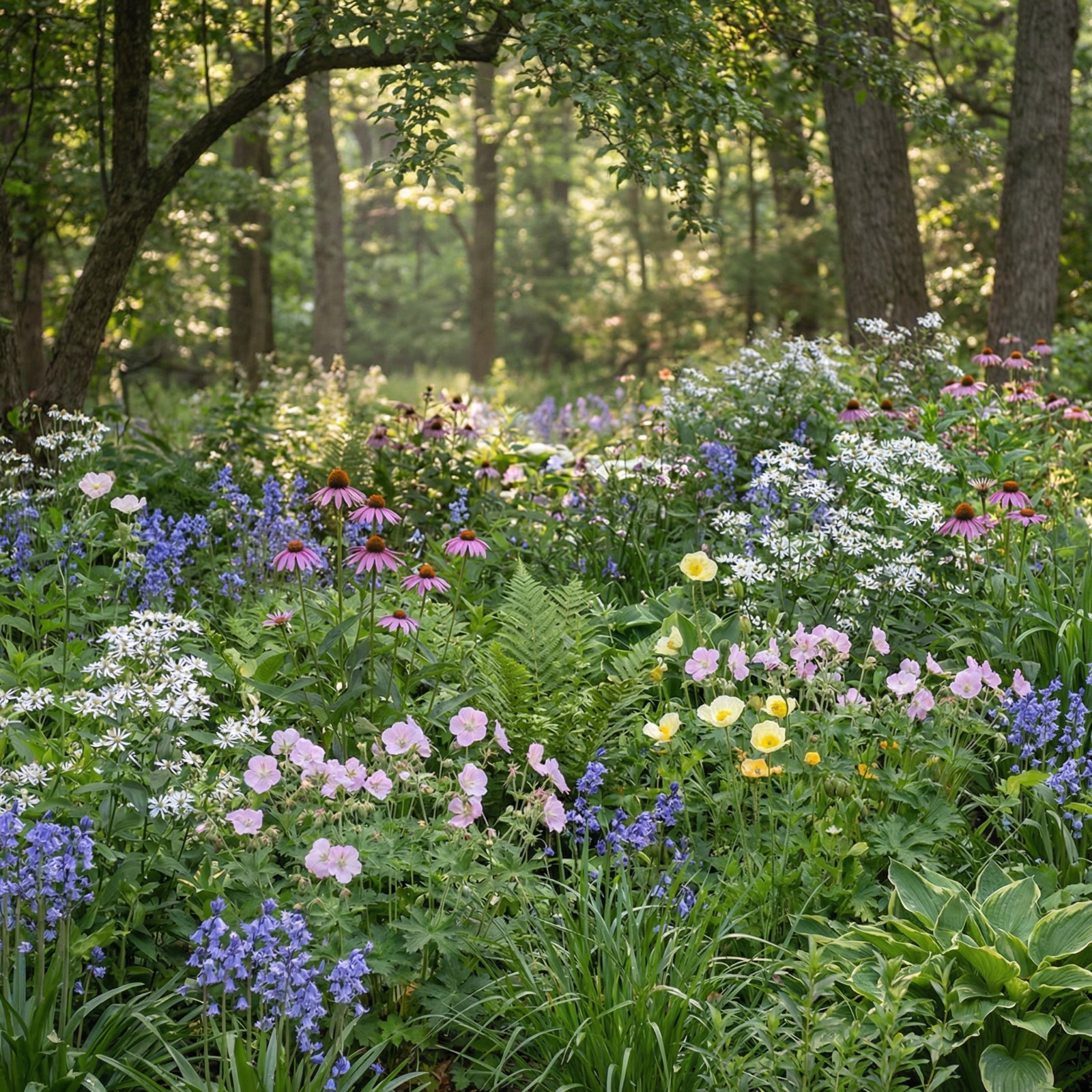 Landscaper’s Pack SHADE Mix Wildflowers Annual Perennial Heirloom 5000 Seeds!