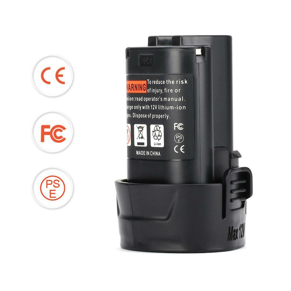 2Pack For MAKITA 10.8 Volt BL1013 BL1014 4.8Ah Lithium Battery 195332-9 194550-6