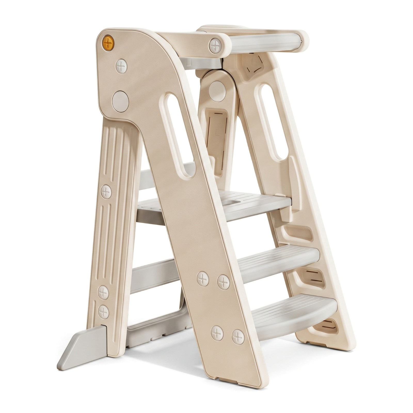 Foldable Toddler Tower Kitchen Step Stool for Kids