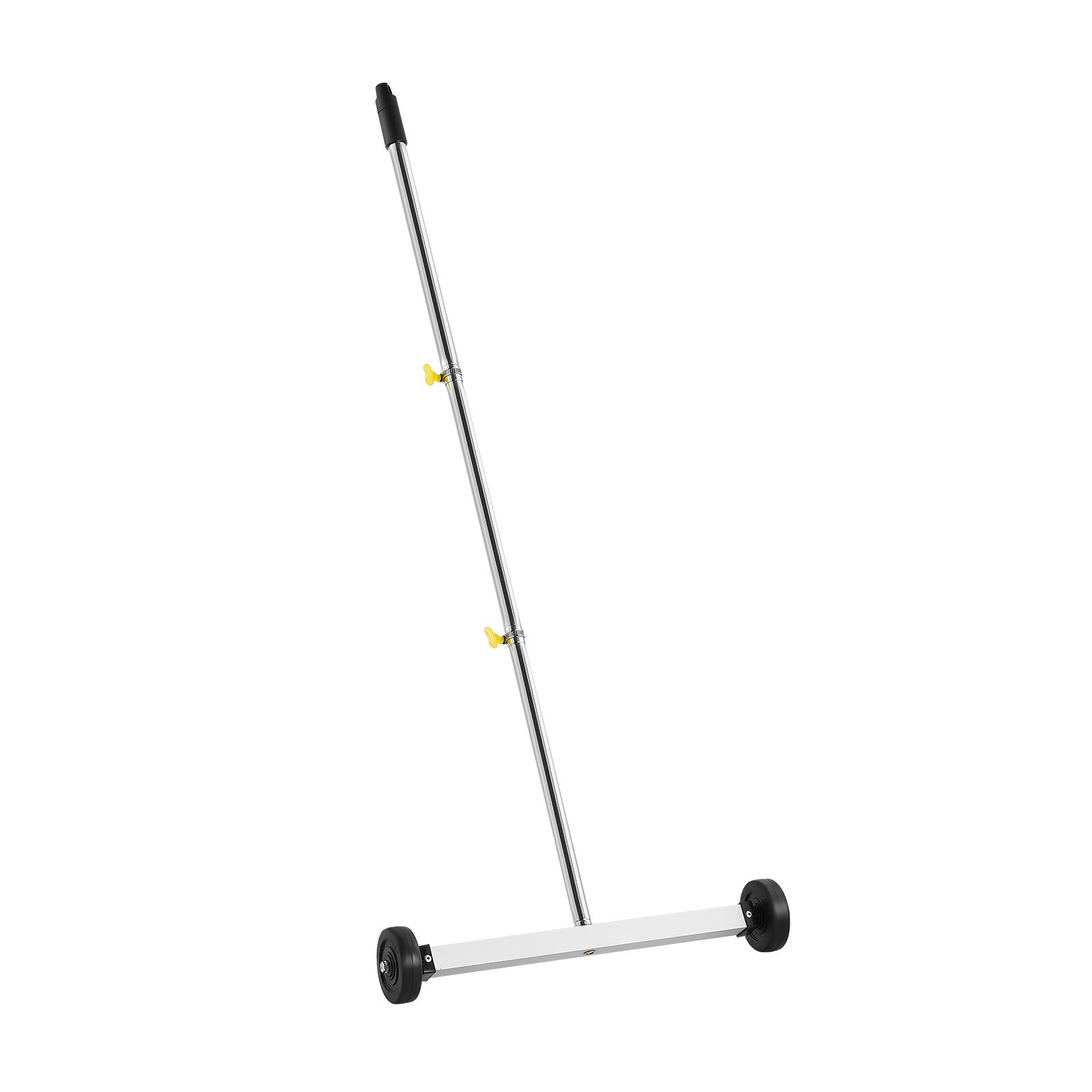17″ Rolling Magnetic Sweeper Picks up Tools Nails Screws Clips 10 lbs Capacity