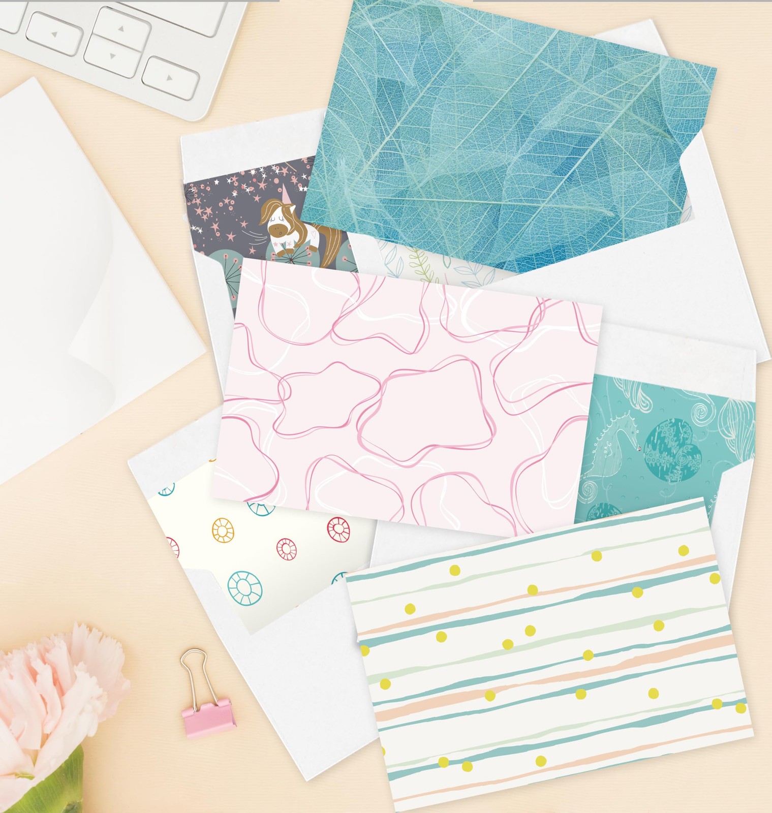Blank Greeting Cards for All Occasions Boxed set with Envelopes 24 Pack