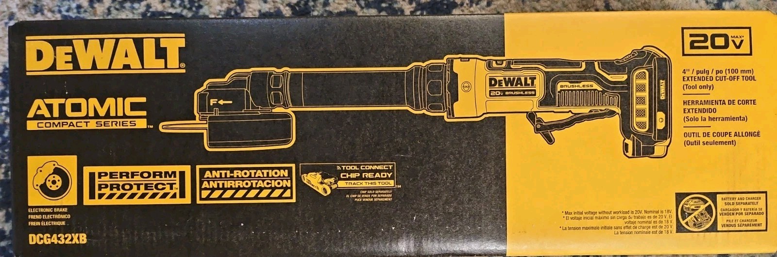 New DeWalt DCG432XB 20V MAX Extended Cut-Off Tool sealed! 2026