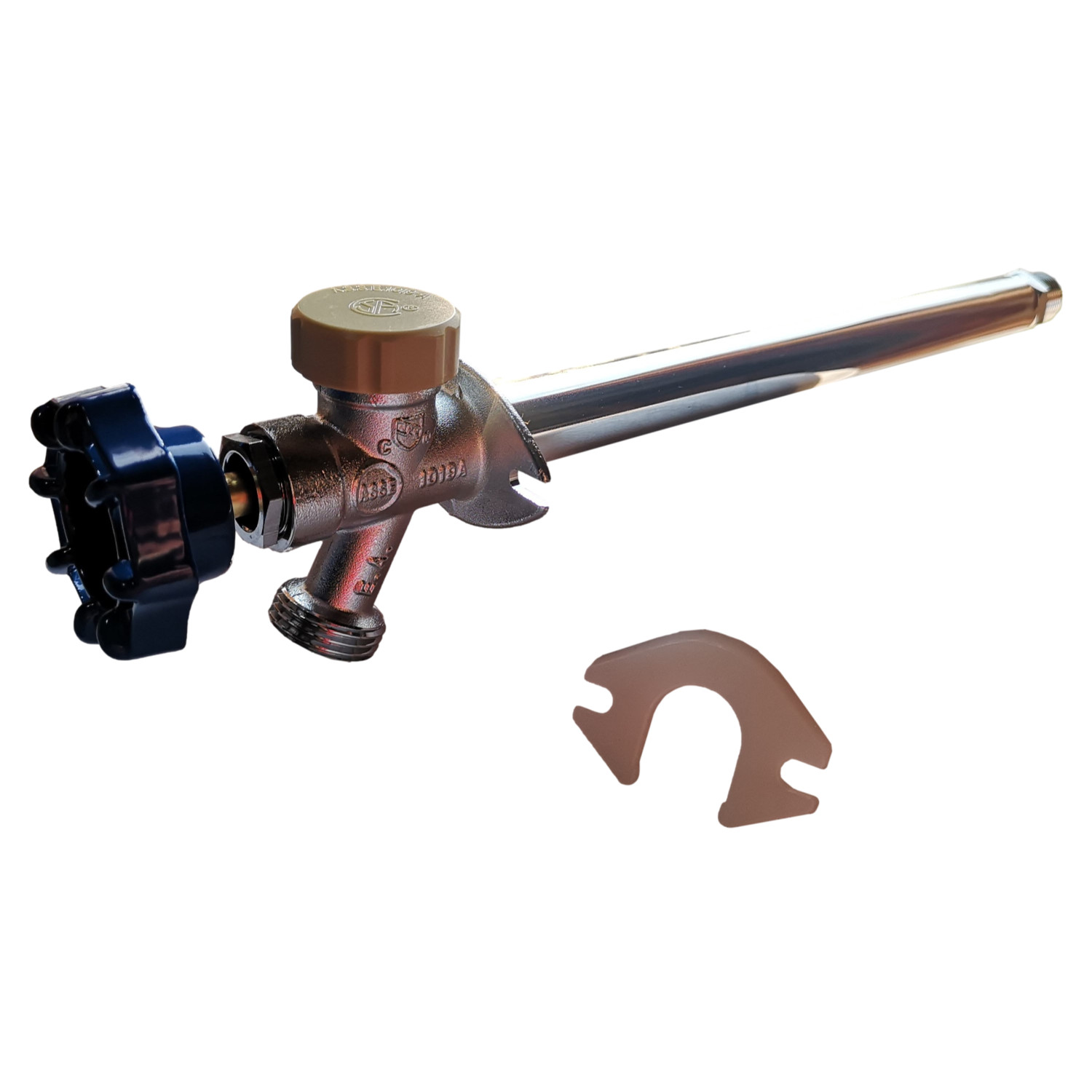 1 Pc. Anti-Siphon Frost Free Sillcock 10″, 1/2″ Male NPT x 3/4″ GHT Garden Valve