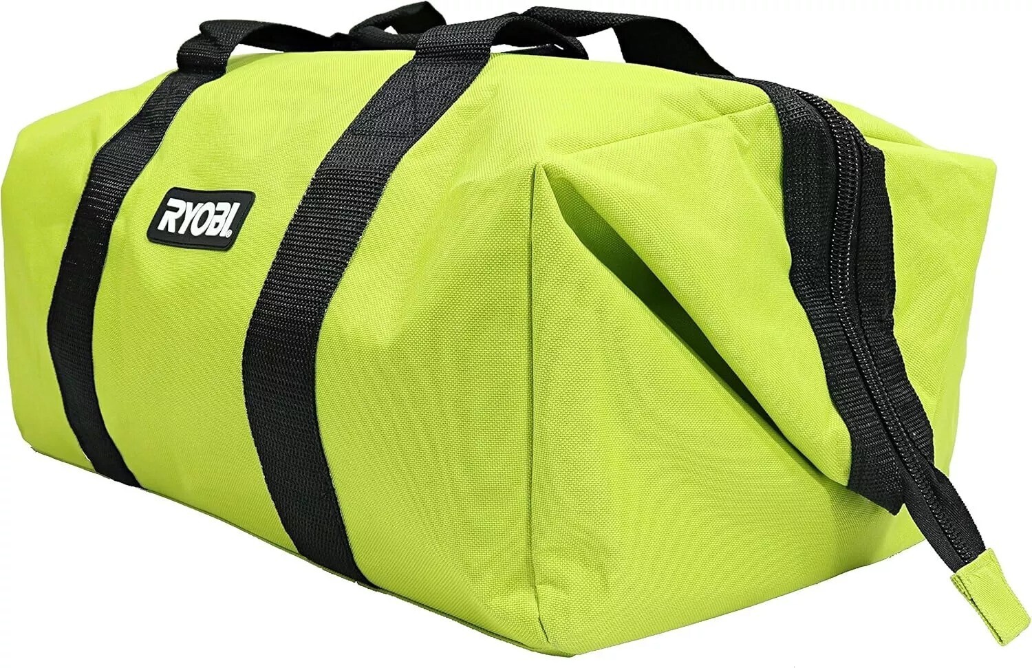 RYOBI Contractor Canvas Tool Bag Large Green Black Soft Side 903209044 NEW