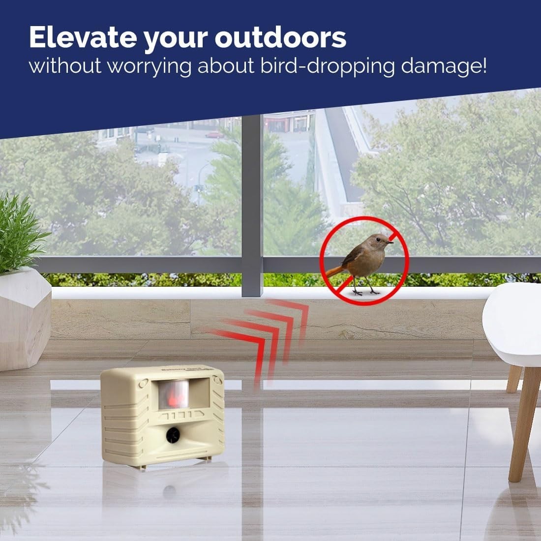 Ultrasonic Bird Repellent Device