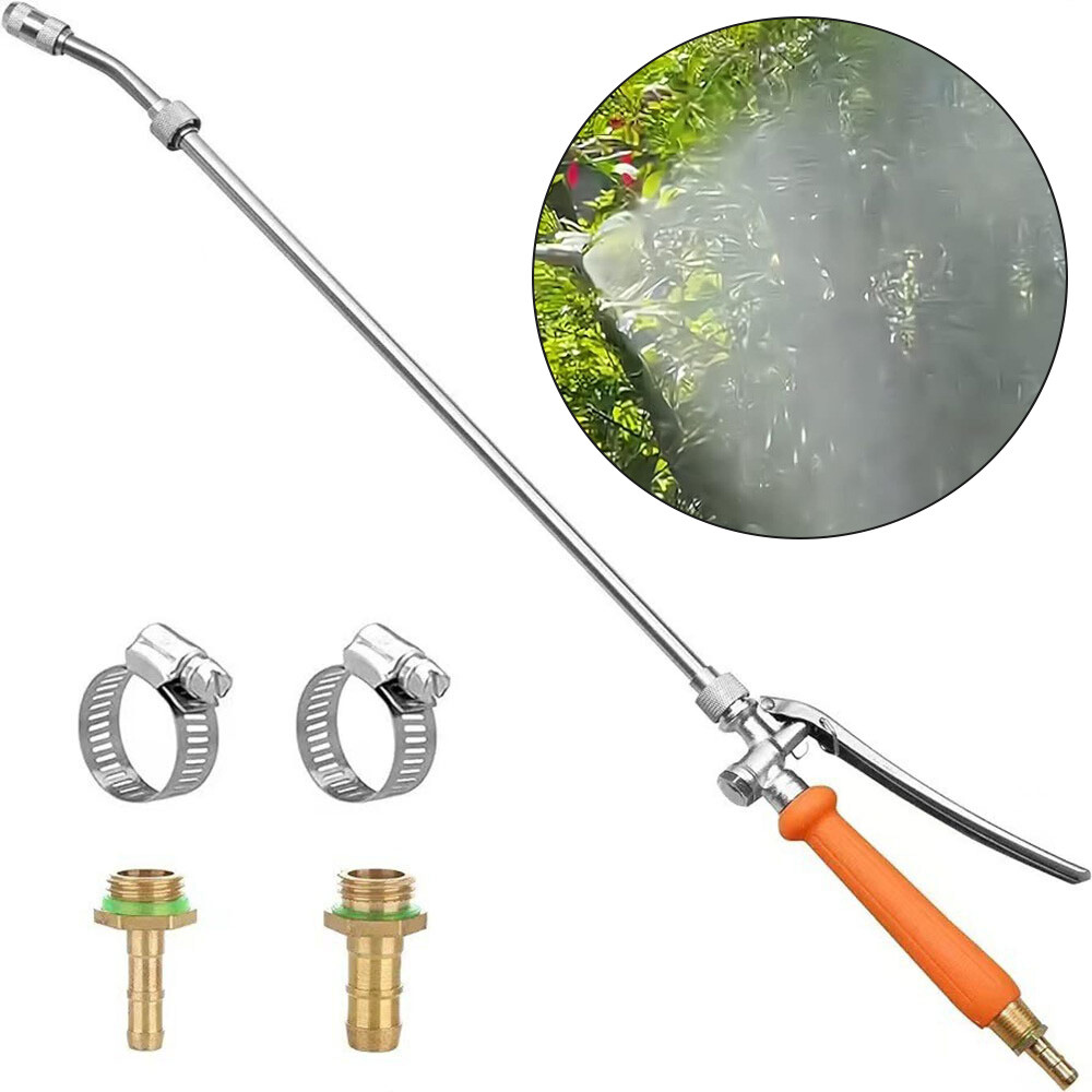 29” Sprayer Wand Replacement, 3/8″ Brass Barb Universal Stainless Sprayer Wand