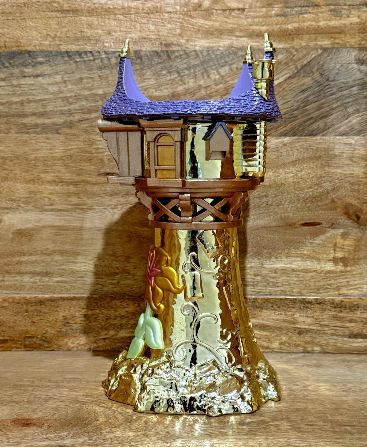 Bath & Body Works Disney Princess Rapunzel Tower 3 Wick Candle Holder ~ NIB