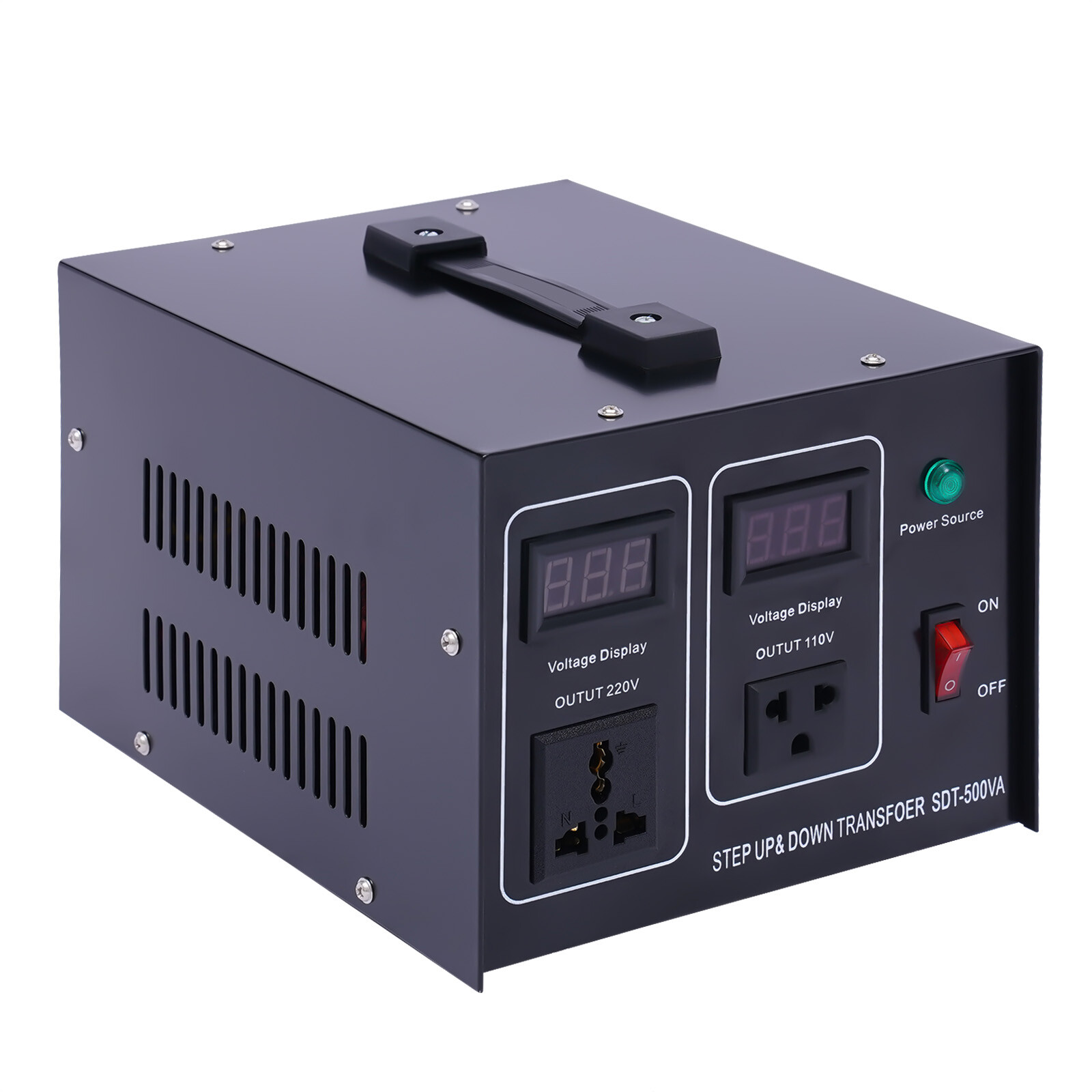 500W Step Up Step Down Voltage Converter Transformer 110V to 220V 240V to 120v