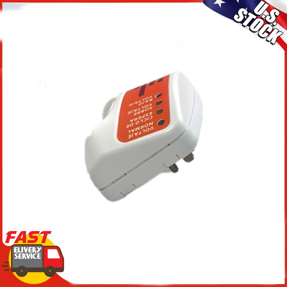 120V US Plug Surge Voltage Protector Power Sockets Refrigerator Appliance Home