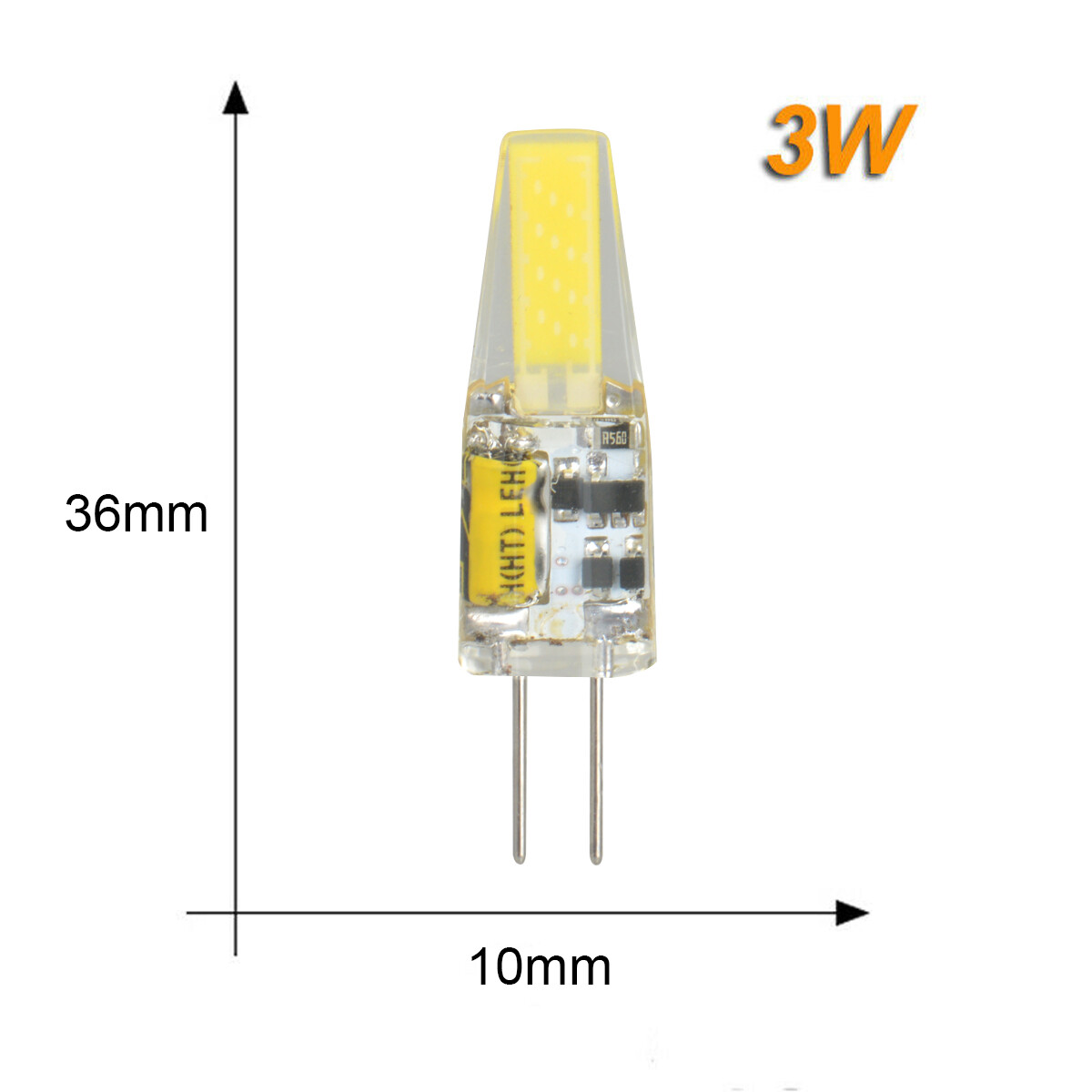 5PCS G4 LED 12V AC/DC COB Light 3W 6W High Quality LED G4 COB Lamp Bulbs US SHIP