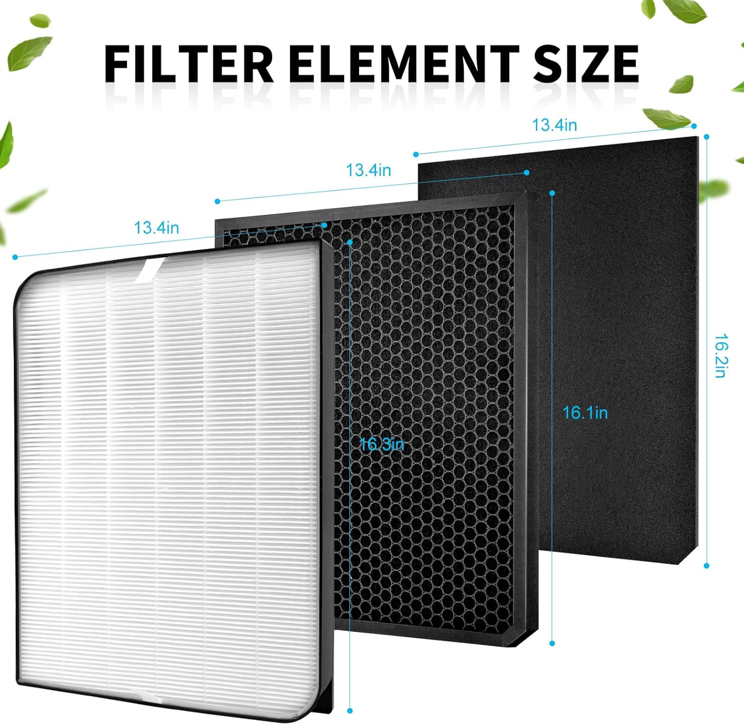 7-Pack Replacement Filters for Air Doctor 3000/3500 Air Purifiers