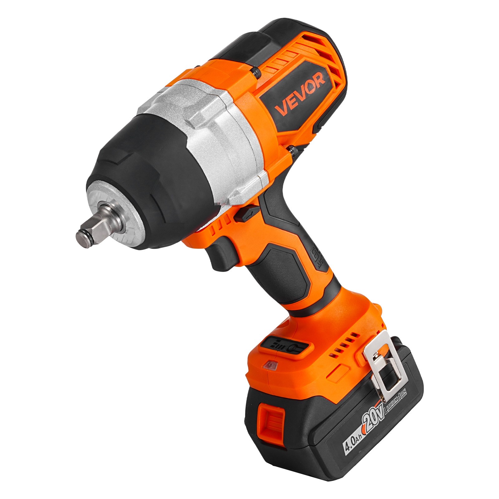 VEVOR Cordless Impact Wrench 958.8 ft-lbs High Torque 1/2 inch 2 x 4Ah Batteries