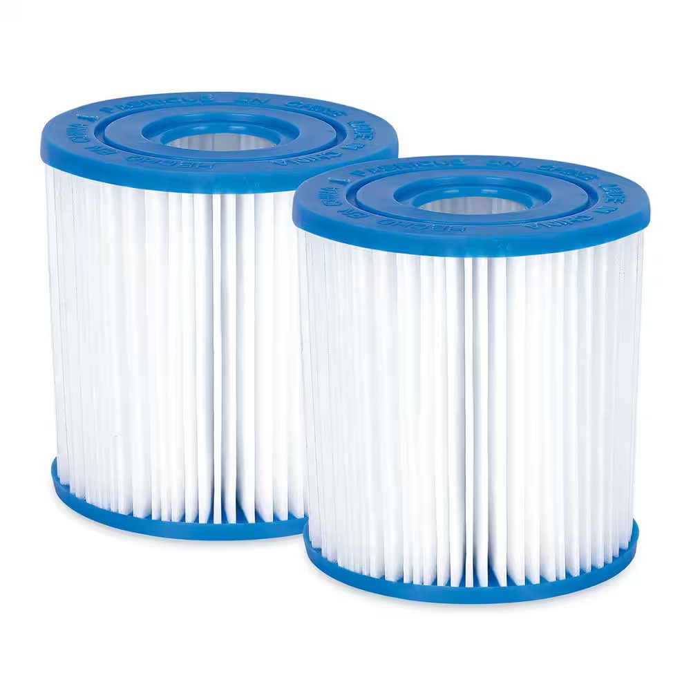Above Ground Swimming Pool 0.08 Sq. Ft. Filter Cartridge Replacement-Type I (2-P