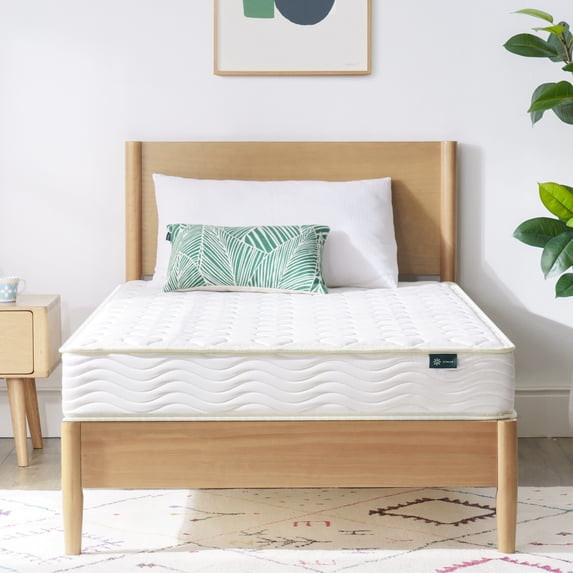 Zinus 6″ Core Comfort Tight Top Bonnell Innerspring Mattress, Twin-M116