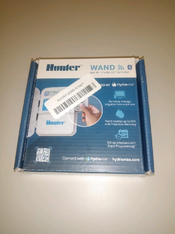 Hunter Wand Smart WiFi Module Gray Remote Scheduling for X2 Sprinkler Controller