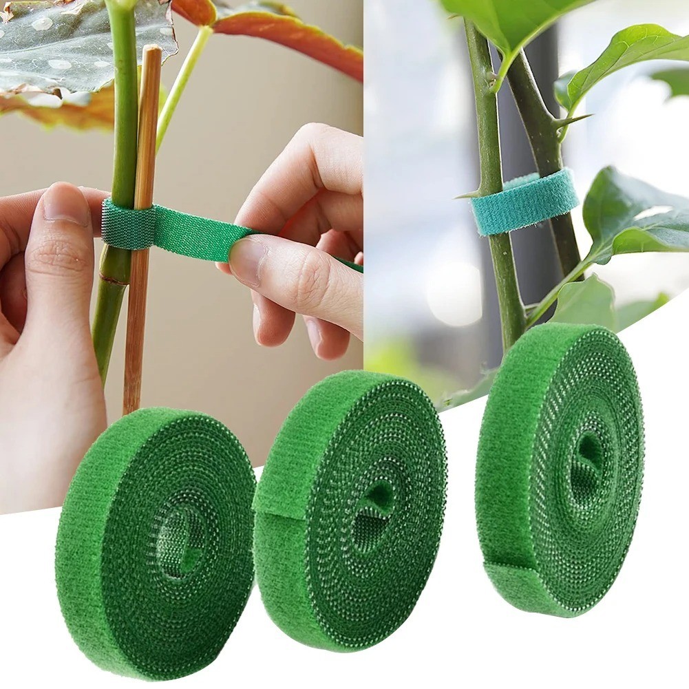3 Rolls Green Garden Twine – Soft Nylon Plant Ties & Support Wrap for Garden
